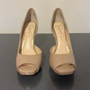 Jessica Simpson, Nude Heel, Size 8, 4 inch heel